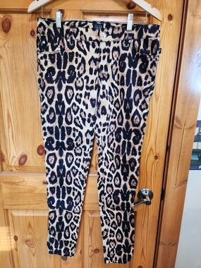 Tripp NYC Leopard Print Pants - Size 29
